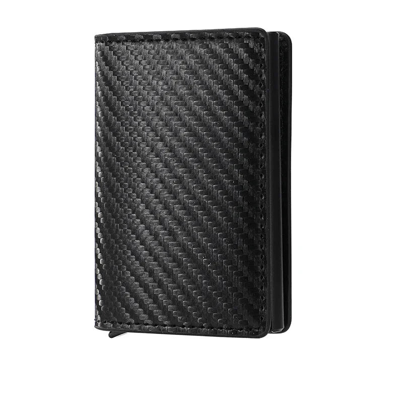 NNEOBA Carbon Fiber RFID Slim Wallet for Men